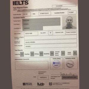 IELTS Certificate
